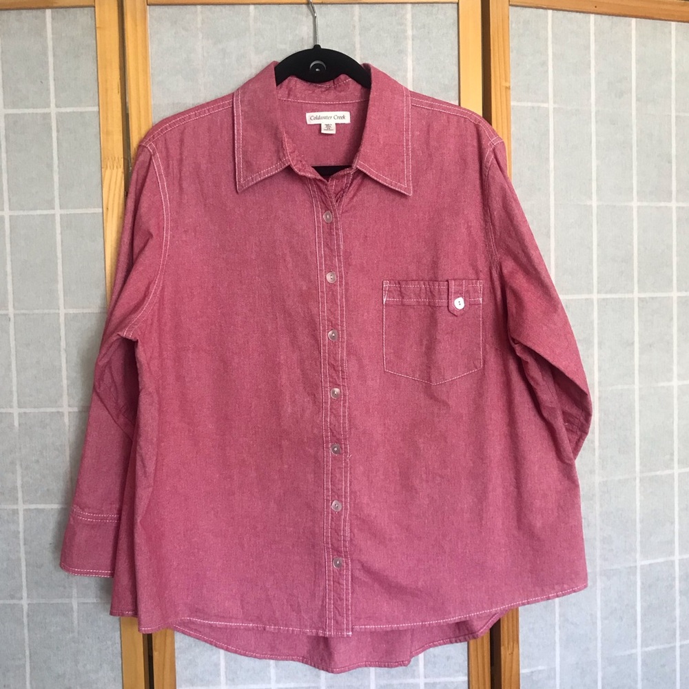 Cold water creek button up shirt / firm price